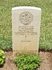 Medjez-El-Bab War Cemetery - McCallum, A