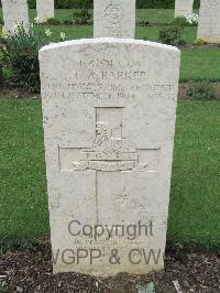 Coriano Ridge War Cemetery - Barker, Thomas Alec