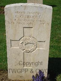 Coriano Ridge War Cemetery - Brooke, Cyril George