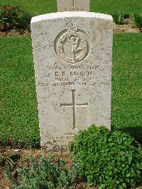 Coriano Ridge War Cemetery - Brown, Ernest Robert