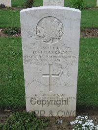 Coriano Ridge War Cemetery - Carrigan, Daniel M.