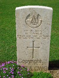 Coriano Ridge War Cemetery - Cooper, Walter