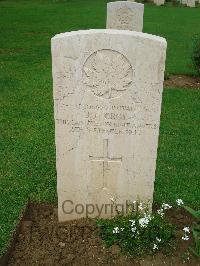 Coriano Ridge War Cemetery - Croy, James Everett