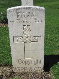 Coriano Ridge War Cemetery - Davies, Robert Thomas