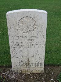 Coriano Ridge War Cemetery - Durr, John A.