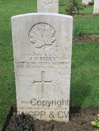 Coriano Ridge War Cemetery - Fader, James V. F.