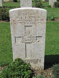 Coriano Ridge War Cemetery - Foreman, Albert Edward