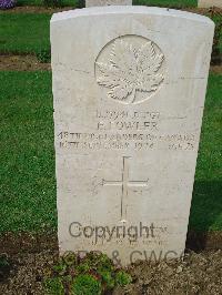 Coriano Ridge War Cemetery - Fowler, Eric