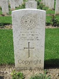 Coriano Ridge War Cemetery - Gamman, John William