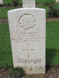 Coriano Ridge War Cemetery - Gammon, Alfred Vincent