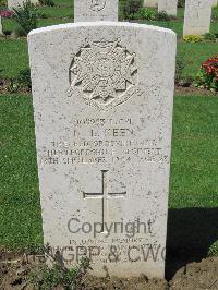 Coriano Ridge War Cemetery - Keen, Norman Lewis