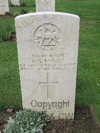 Coriano Ridge War Cemetery - Knight, Edward Gordon