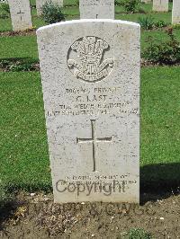 Coriano Ridge War Cemetery - Last, George