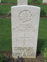 Coriano Ridge War Cemetery - Matheson, William Alexander