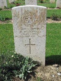 Coriano Ridge War Cemetery - McDowall, Robert