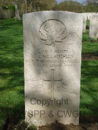 Coriano Ridge War Cemetery - McLaughlin, Alfred John