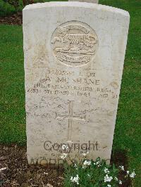 Coriano Ridge War Cemetery - McShane, Alec