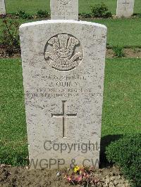 Coriano Ridge War Cemetery - Quinn, James