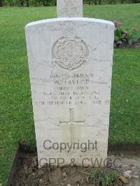 Coriano Ridge War Cemetery - Taylor, William