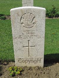 Coriano Ridge War Cemetery - Timms, Edwin