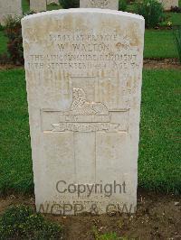 Coriano Ridge War Cemetery - Walton, William