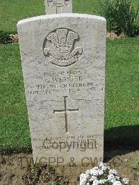 Coriano Ridge War Cemetery - Webster, George