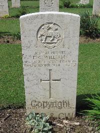 Coriano Ridge War Cemetery - Williams, Frederick Charles