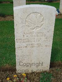 Coriano Ridge War Cemetery - Williams, Thomas Roy