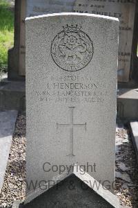 Sheffield (Tinsley Park) Cemetery - Henderson, James