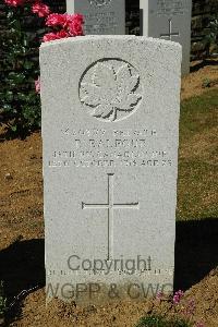 St. Souplet British Cemetery - Balfour, R