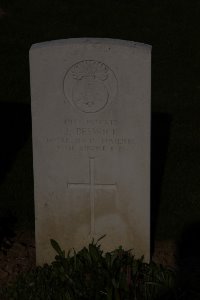 St. Souplet British Cemetery - Beswick, J