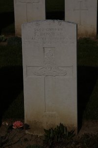 St. Souplet British Cemetery - Bowyer, Frank