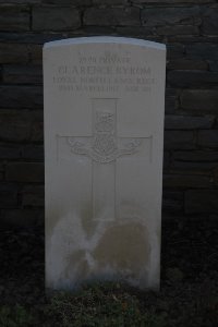 St. Souplet British Cemetery - Byrom, Clarence