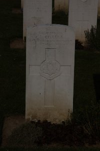 St. Souplet British Cemetery - Coates, Alfred