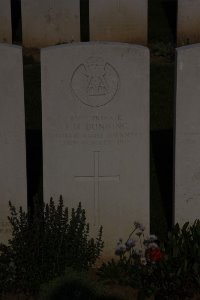 St. Souplet British Cemetery - Dunning, J H