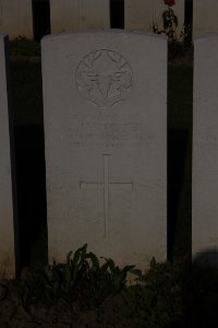 St. Souplet British Cemetery - Harrower, J