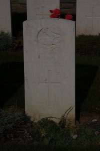 St. Souplet British Cemetery - Hill, J