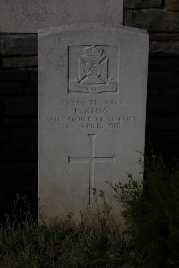 St. Souplet British Cemetery - King, C