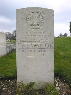 Brighton City Cemetery (Bear Road) - RENNICK, ERNEST FRANCIS