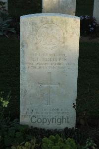 Caterpillar Valley Cemetery Longueval - Christie, Robert Locke