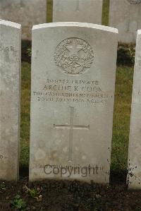 Caterpillar Valley Cemetery Longueval - Cook, Archie K.