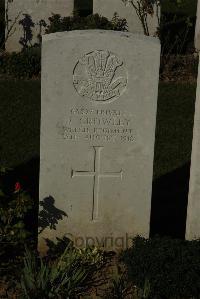 Caterpillar Valley Cemetery Longueval - Crowley, J