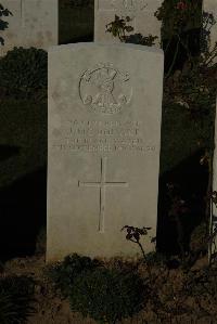 Caterpillar Valley Cemetery Longueval - McDonald, J