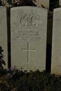 Caterpillar Valley Cemetery Longueval - Mitchell, W