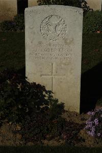 Caterpillar Valley Cemetery Longueval - Robertson, J