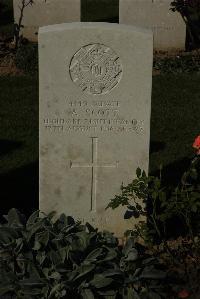 Caterpillar Valley Cemetery Longueval - Scott, Arthur