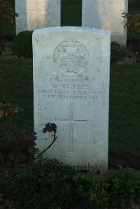 Caterpillar Valley Cemetery Longueval - Vickers, W