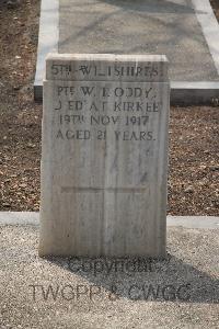 Kirkee New (Cantonment) Cemetery - Oddy, William Thomas