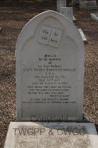 Kirkee New (Cantonment) Cemetery - Walker, Harry Bampton