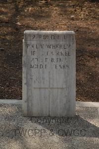 Kirkee New (Cantonment) Cemetery - Wherley, L V